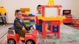 Paw Patrol McDonalds Drive Thru Prank Pretend Play With CKN Toys
