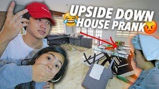 UPSIDE DOWN HOUSE PRANK ON PARENTS! | Ranz and Niana