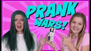 I DYED MY SISTERS HAIR FOR A PRANK! || PRANK WARS || Taylor and Vanessa