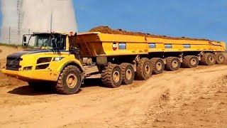 10 Extreme BIggest VOLVO Quarry Dump Truck Marble Granite Mining Loader Excavator Heavy Equipment