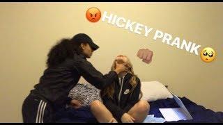 HICKEY PRANK ON GIRLFRIEND (SHE CRIES ) *gone wrong*