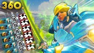 PHARAH WITH GENJI BLADE..?! | Overwatch Daily Moments Ep. 360 (Funny and Random Moments)