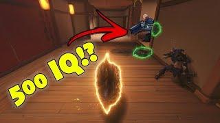 500IQ??... OR THE LUCKIEST PLAY EVER?? - Overwatch Funny Moments & Best Plays #97