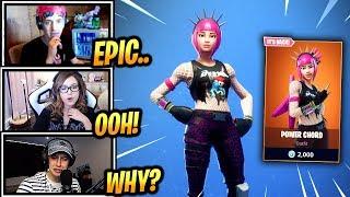 STREAMERS REACT *RARE* POWER CHORD SKIN IS BACK! - Fortnite Epic & Funny Moments (Fortnite BR)