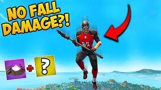 *NEW* NO FALL DAMAGE TRICK! - Fortnite Funny Fails and WTF Moments! #391