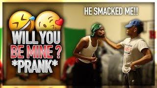 WILL YOU BE MINE? *PRANK ON ROOMATE*