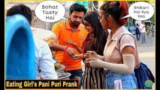 EATING GIRL'S PANI PURI PRANK - EPIC REACTIONS - PRANK IN  INDIA| By TCI