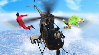 RUN OR GET CHOPPED BY HELICOPTERS! (GTA 5 Funny Moments)