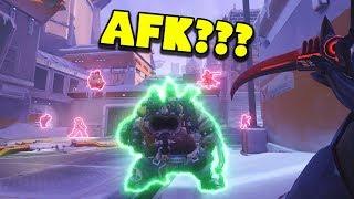 Genji Caught The WHOLE TEAM AFK?!? - Overwatch Funny Moments & Best Plays #114