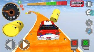 Impossible mega ramp sports car stunt drive gameplay 2019| by wow kidz gamedy