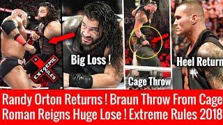Roman Loss Extreme Rules ! Orton Heel Returns ! WWE Extreme Rules 2018 Highlights HD 15 July 2018