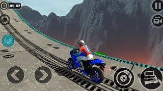 Impossible Motor Bike Tracks - Android Gameplay HD - Extreme Sports Bike Stunts Games For Kids