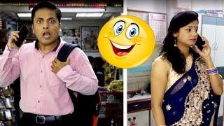 गंजे होकर आना - Husband & Funny Wife Comedy | Hindi Latest Comedy Jokes