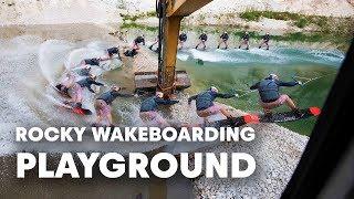 Wakeboarding Legends Jam A DIY Wake Park In Austria