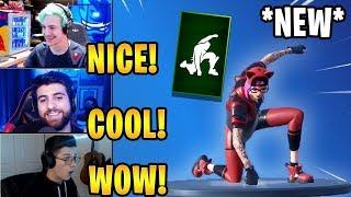 Streamers React to *NEW* Ground Pound Emote! | Fortnite Highlights & Funny Moments