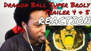 Dragon Ball Super Broly Movie Trailer 4 & 5 REACTION | DaVinci REACTS