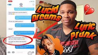 LUCID DREAM LYRIC PRANK ON EX *Gets out of hand*
